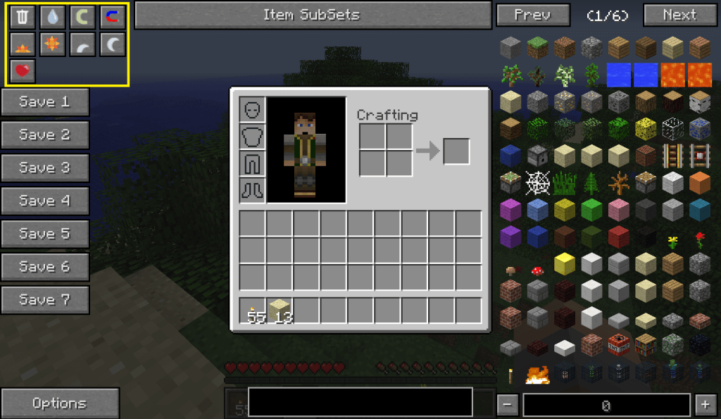 Mod Not Enough Items (NEI) - The-Minecraft.fr
